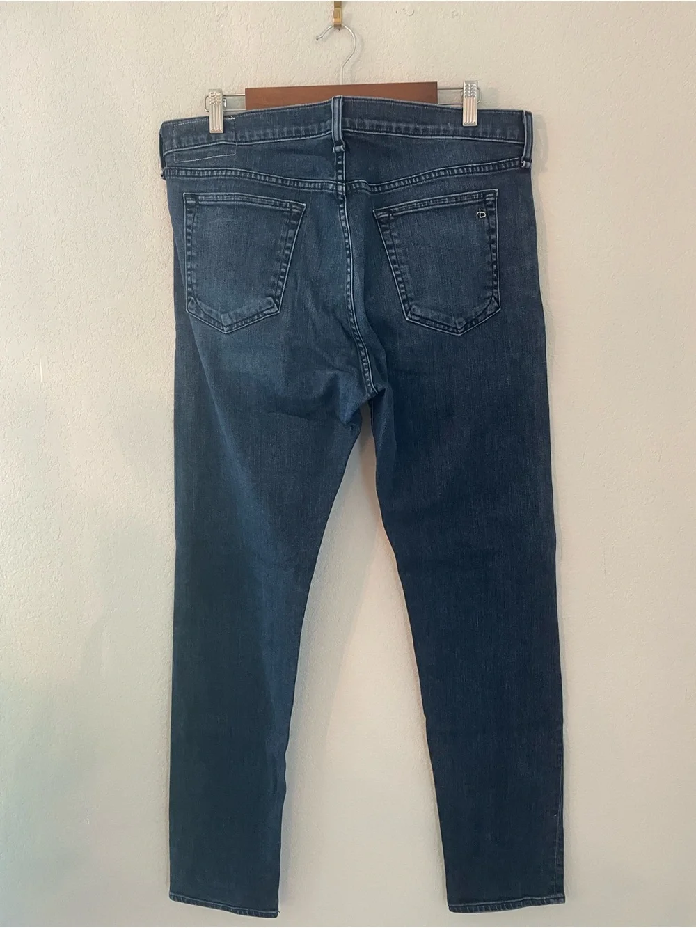 Rag and Bone Fit 2 Slim Dark Wash Mens Demin Jeans Size 34 Bayview Rag & Bone
